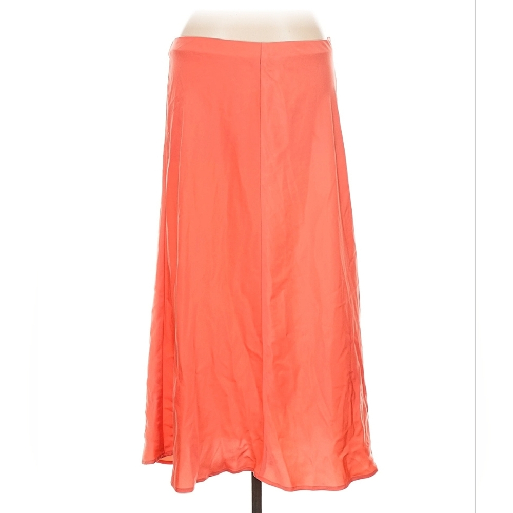 Banana Republic Vibrant Coral A-Line Skirt